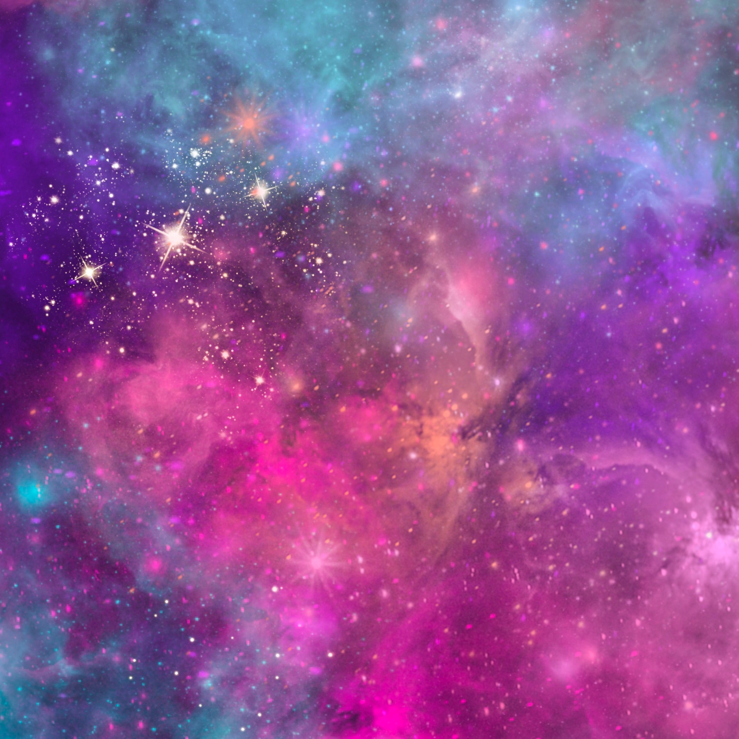 Star Cluster Outer Space Background
